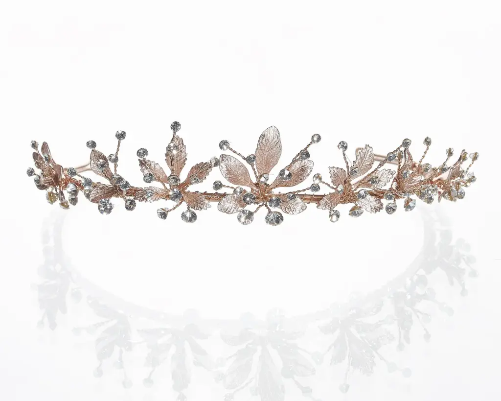 Tiara 18216 - 3,5cm (Rosegold-Plated)