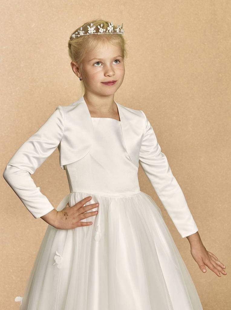 Flower Girl Bolero 91918 (2-3, IVORY)