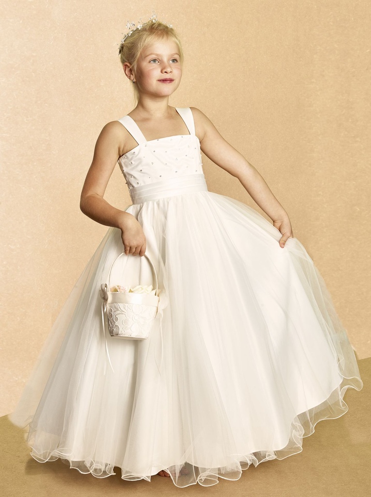 Flower Girl Dress 91955 (2-3, IVORY)